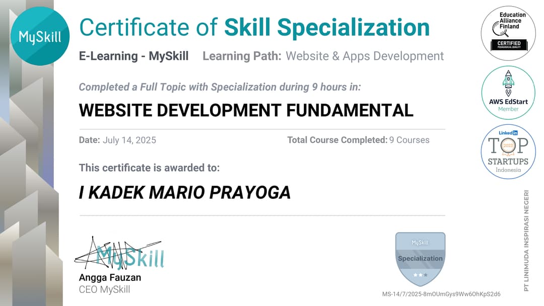 Website Development Fundamental